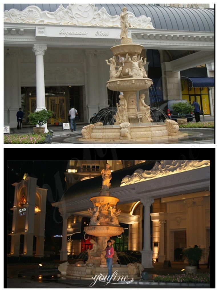 marble fountain for hotel decoration