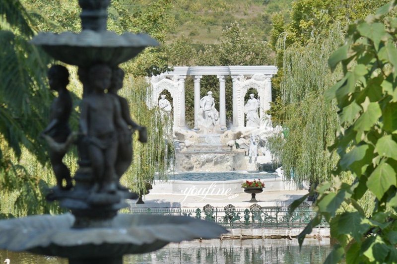 marble trevi fountain for park decoration