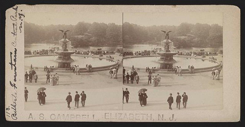historical background of the bethesda fountain