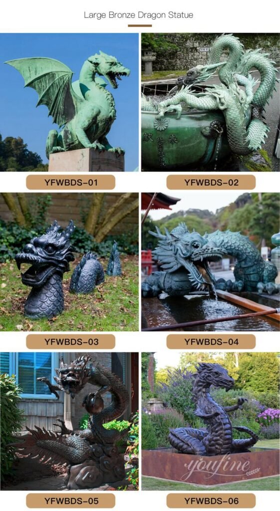 more bronze dragon fountains