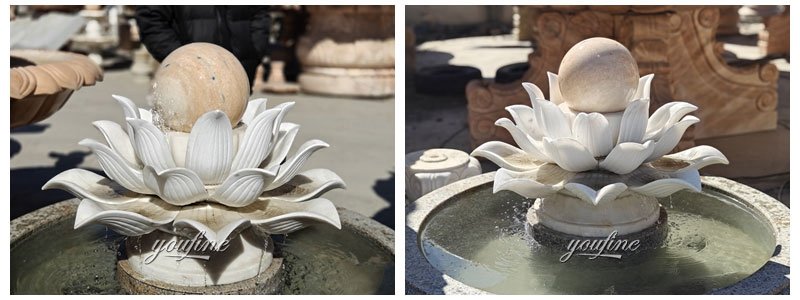 lotus base ball fountain