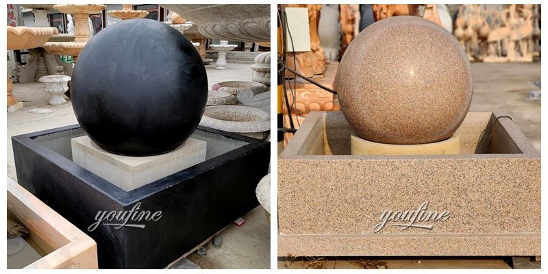 more marble ball fountains