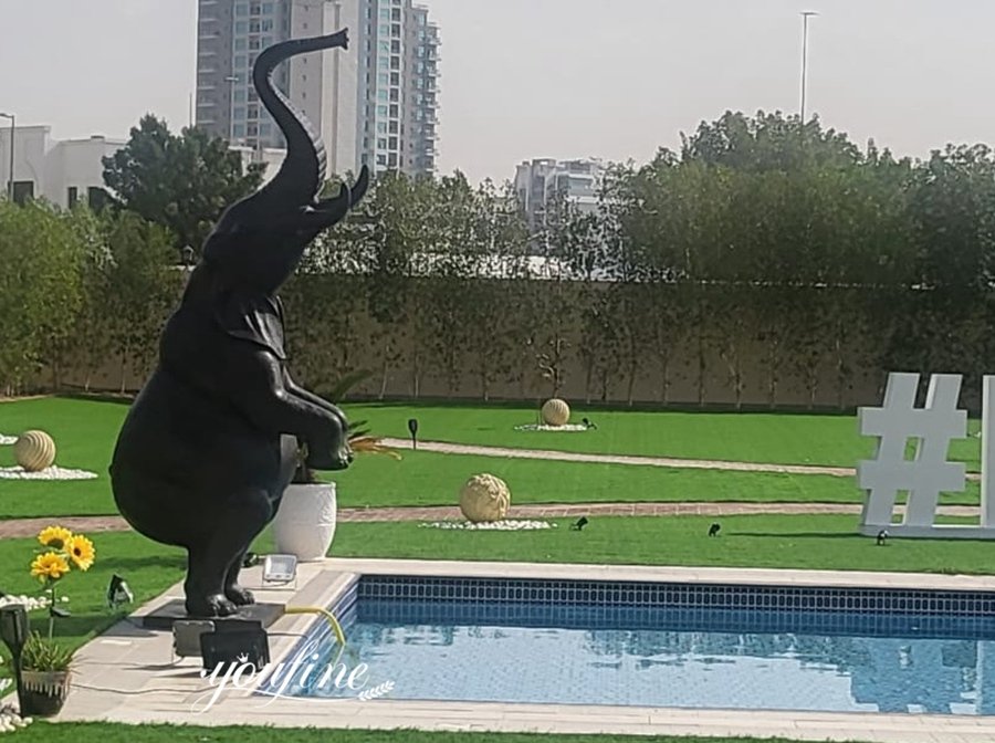 UAE bronze elephant fountain feedback