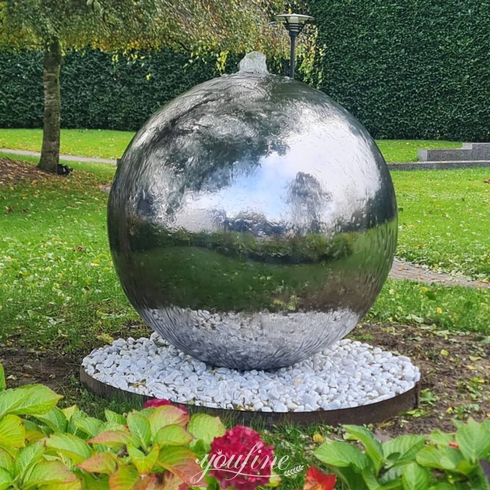 feedback on dutch outdoor stainless steel ball fountain
