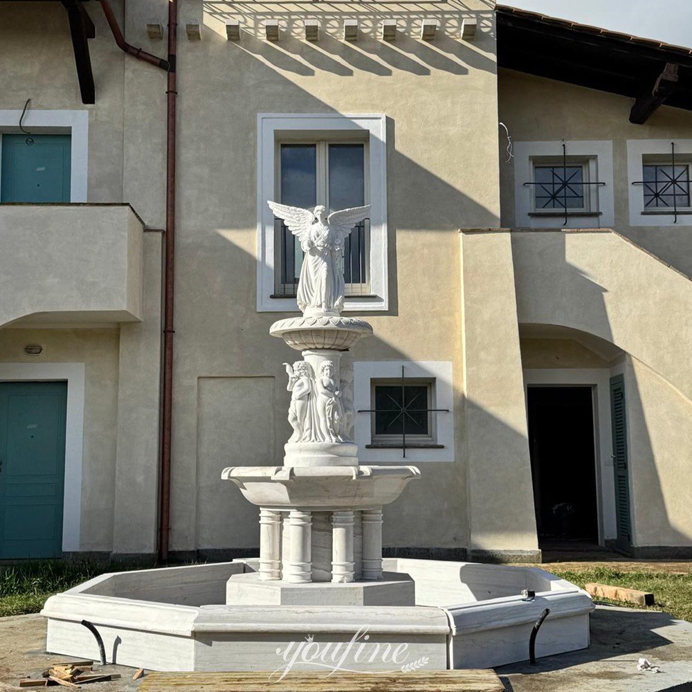 feedback on italian marble angel statue fountain