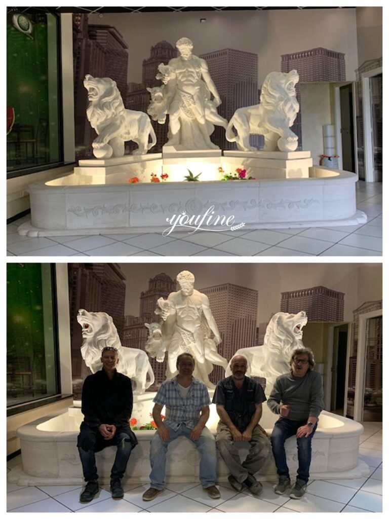 american hotel marble hercules fountain feedback