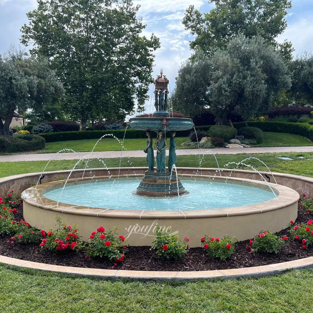 usa bronze statue fountain for estate feedback