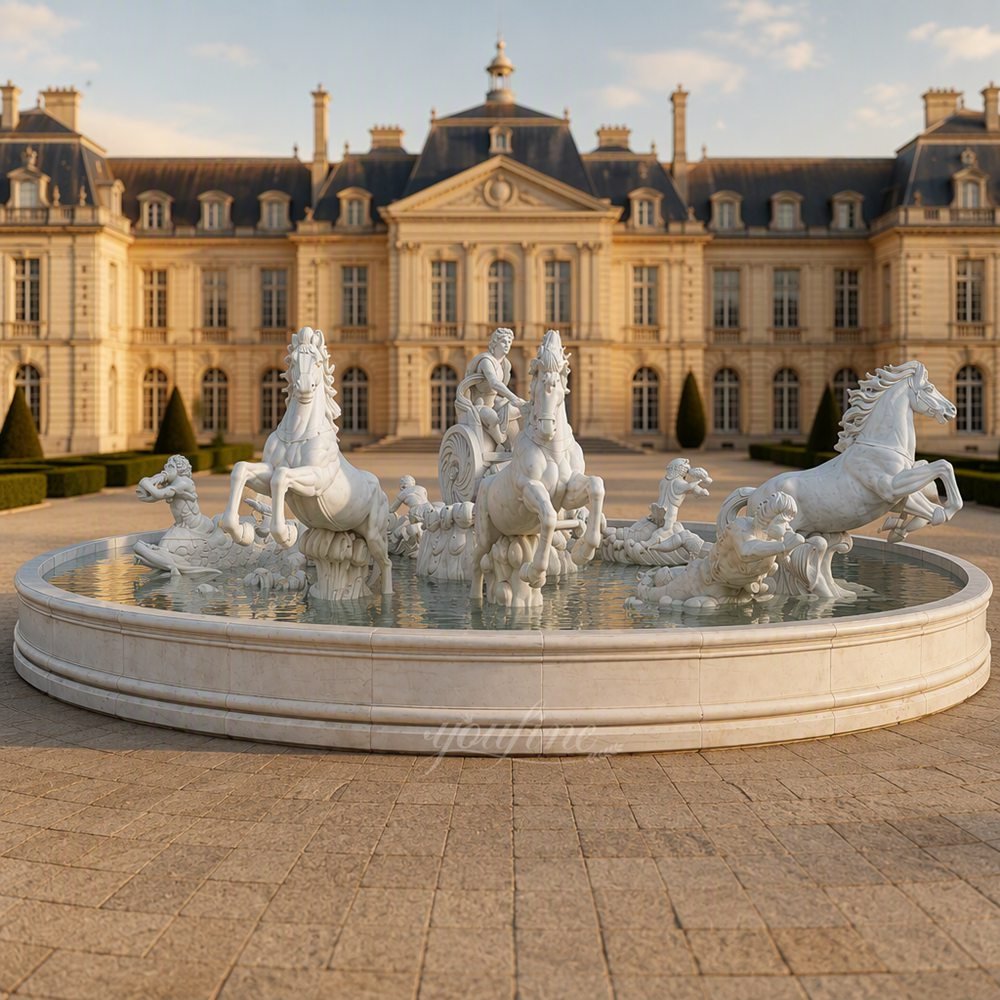 marble versailles apollo fountain replica for large manor