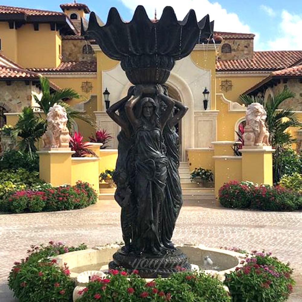 Cayman Islands entrance bronze female statue fountain customer feedback