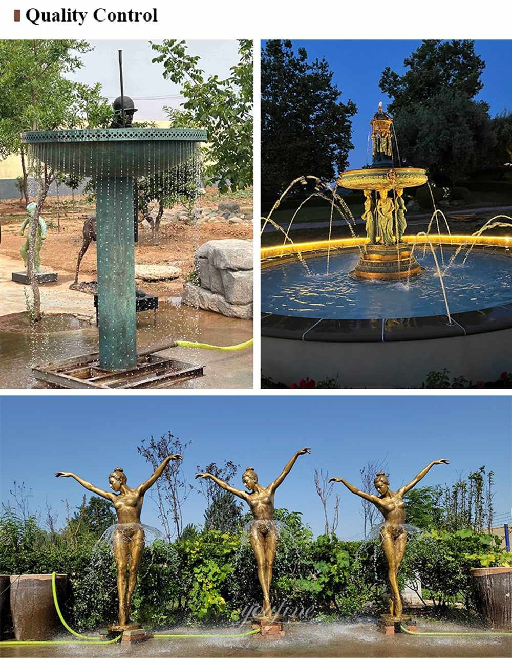 quality control for bronze fountains by youfine