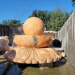 Hand Carved Marble Sphere Fountain