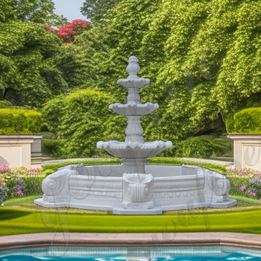 Marble Tiered Fountain 1