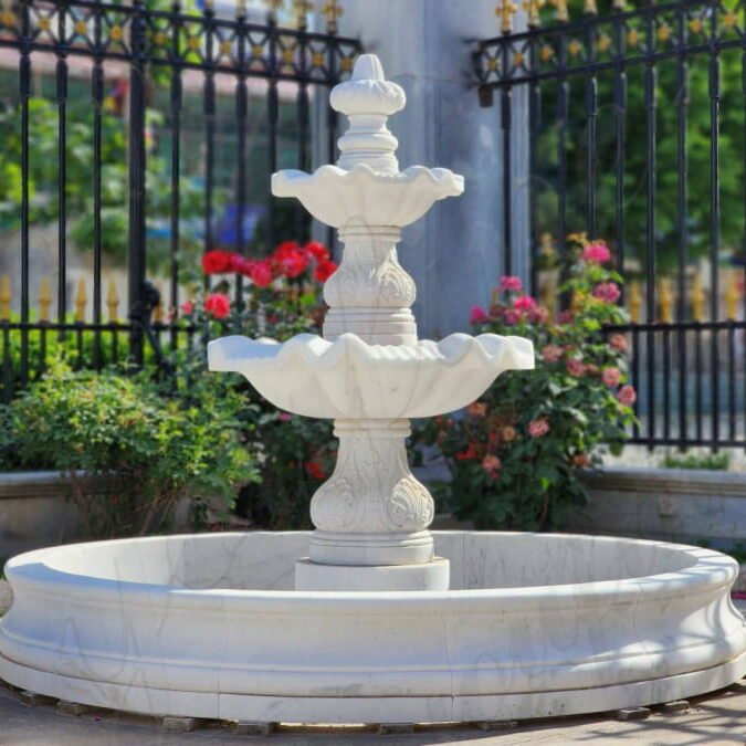 Marble Tiered Fountain 2