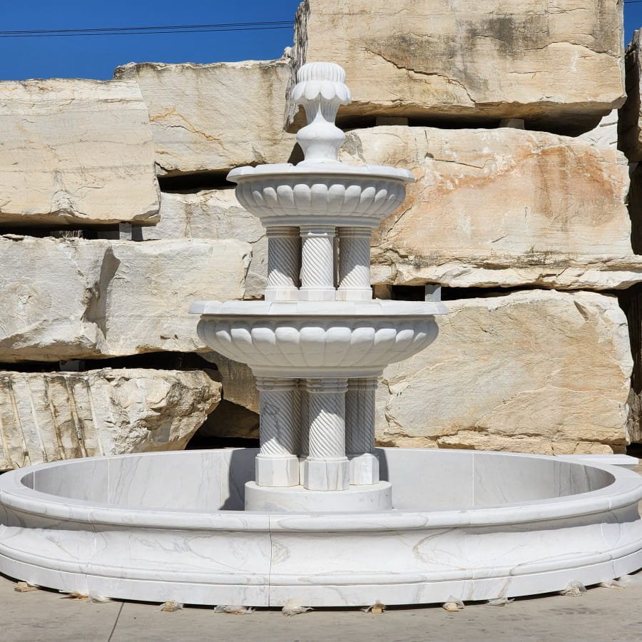 Marble Tiered Fountain 2