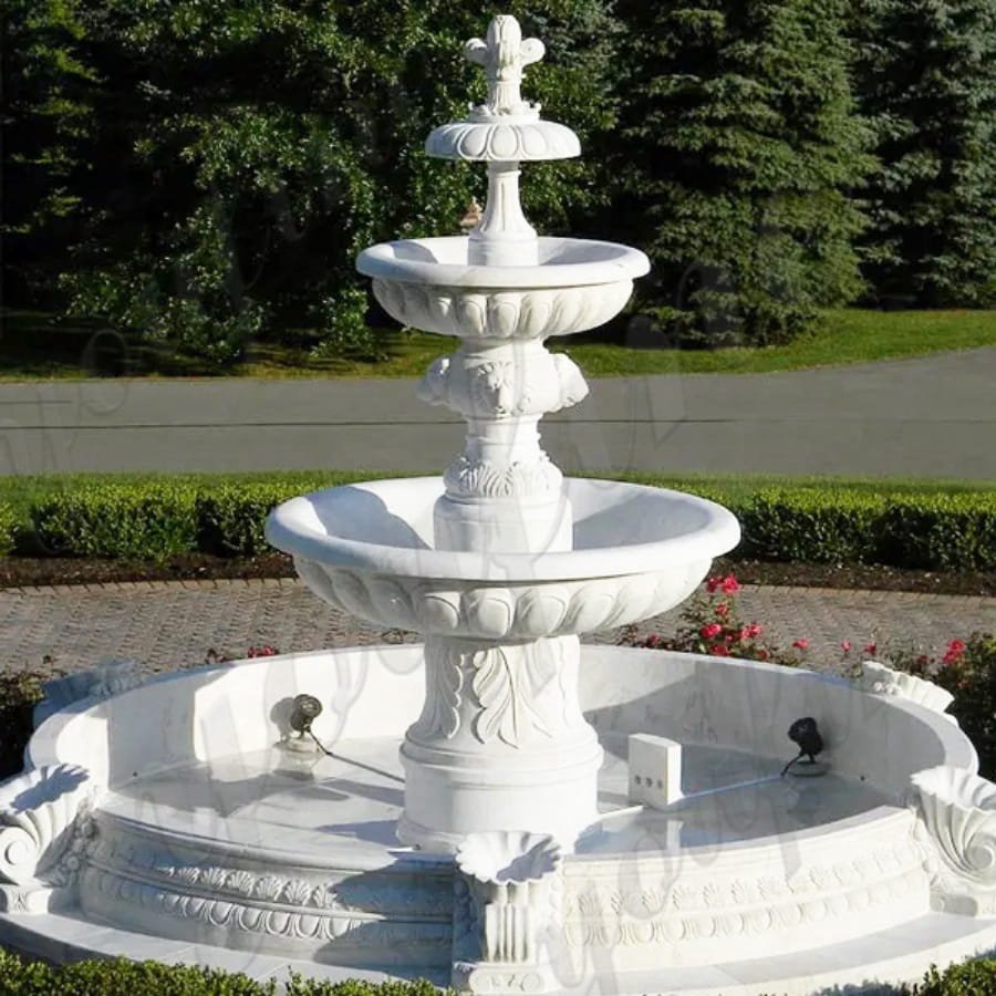 Marble Tiered Fountain 4