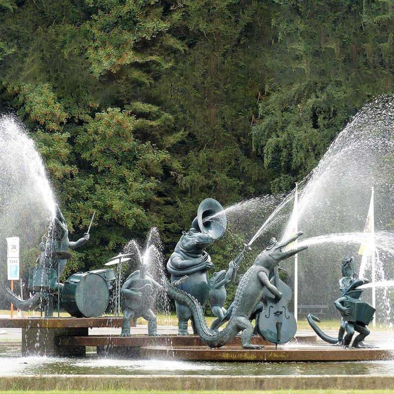 Bronze Animal Fountain