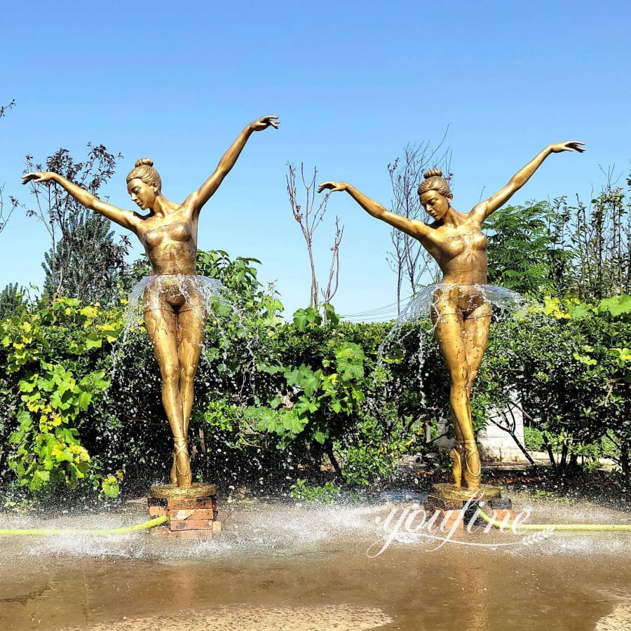 Ballerina Sculpture Water Fountain