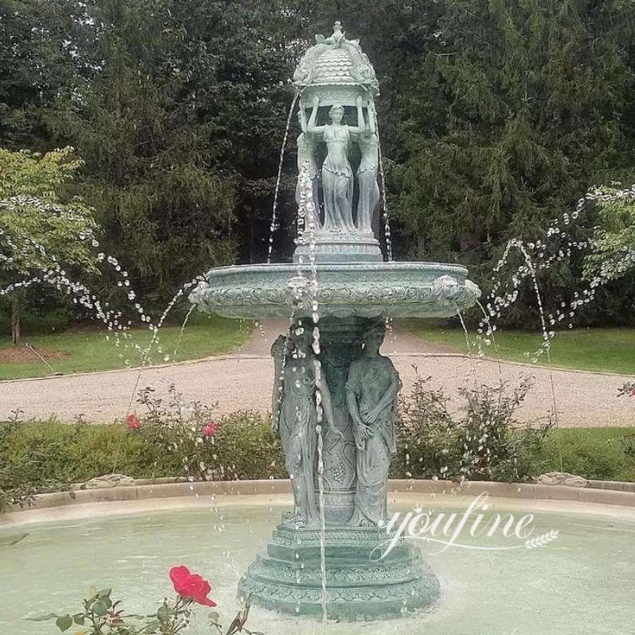 Bronze Female Fountain