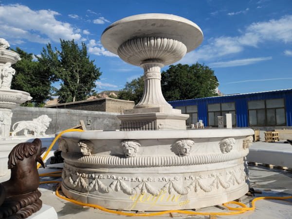 marble fish fountain project