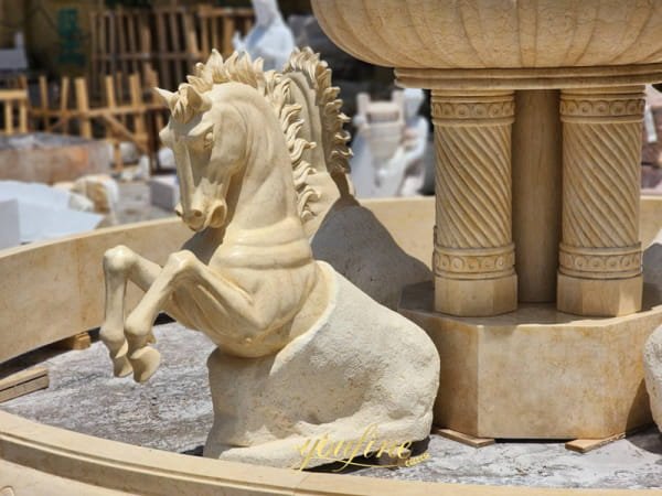 marble horse fountain project