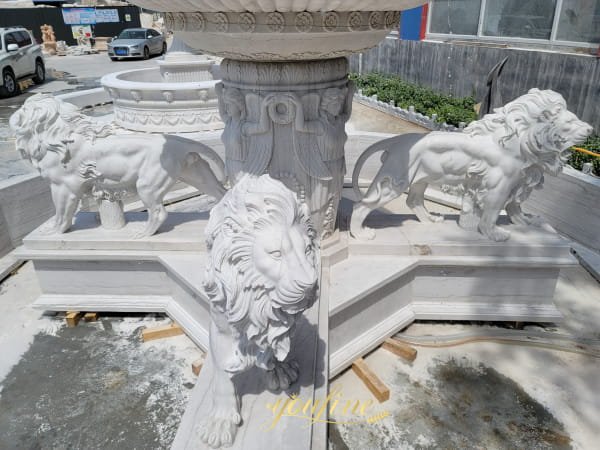 marble lion fountain project