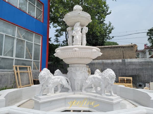 marble lion fountain project