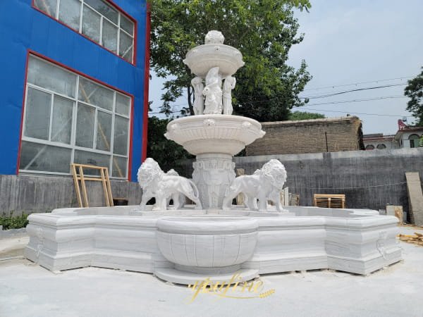 marble lion fountain project