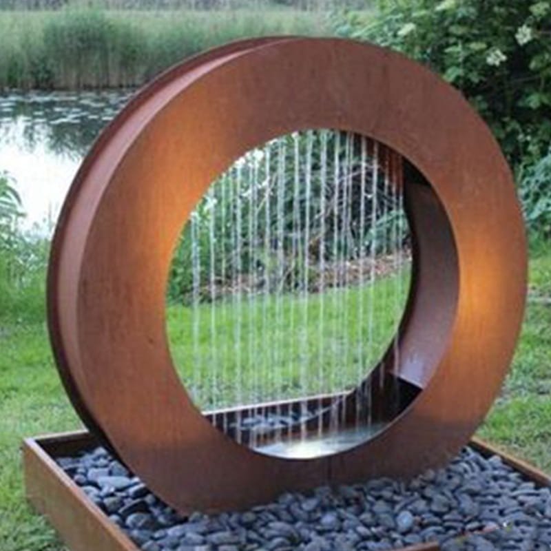 Corten Steel Fountains