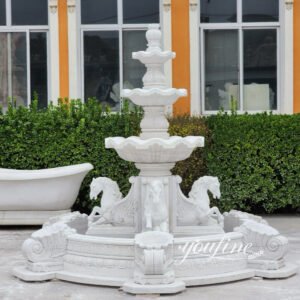 marble horse fountain for sale1