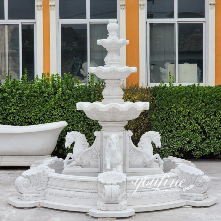 marble horse fountain for sale2