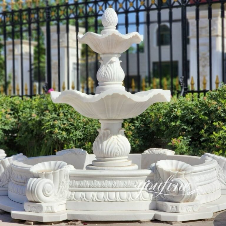 marble tiered water fountain 4