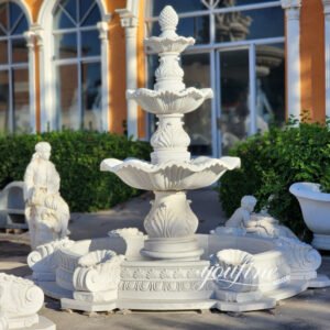 marble tiered water fountain 5