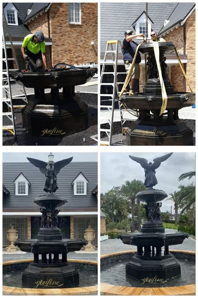 Melbourne bronze bethesda fountain replica customer feedback