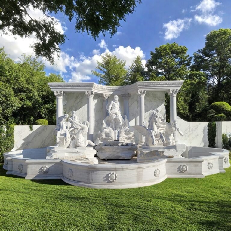 marble trevi fountain replica