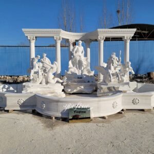 white marble trevi fountain replica for sale