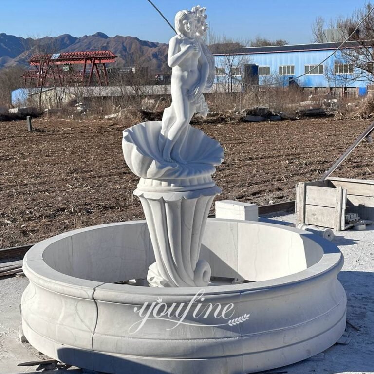 large natural marble birth of venus water fountain