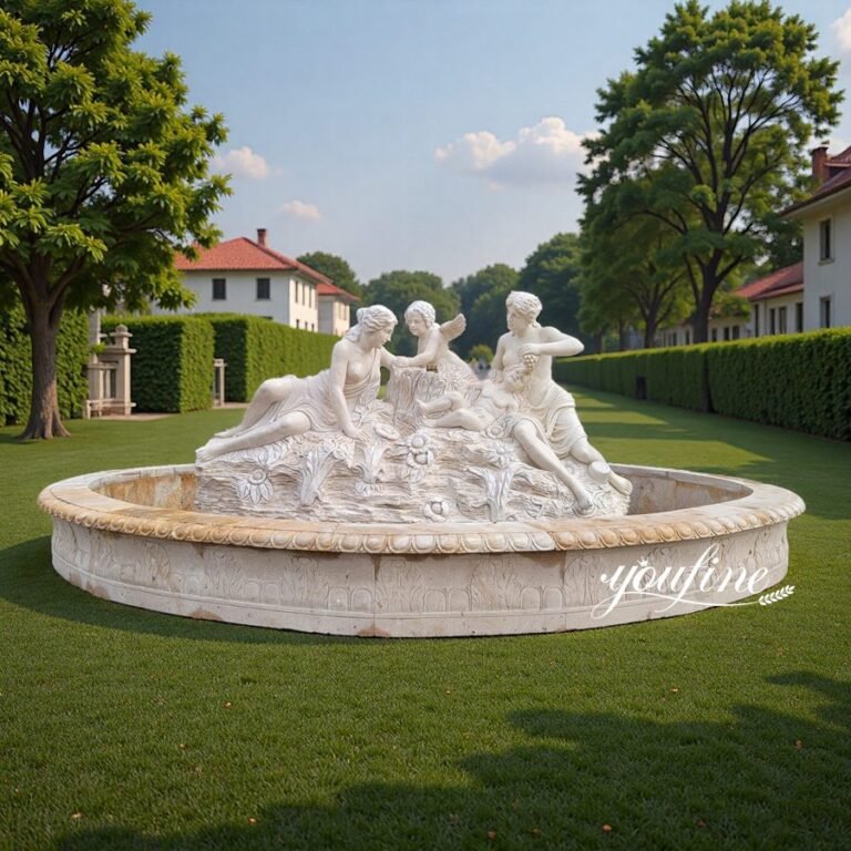 beautiful marble greek statue fountain for outdoor decor