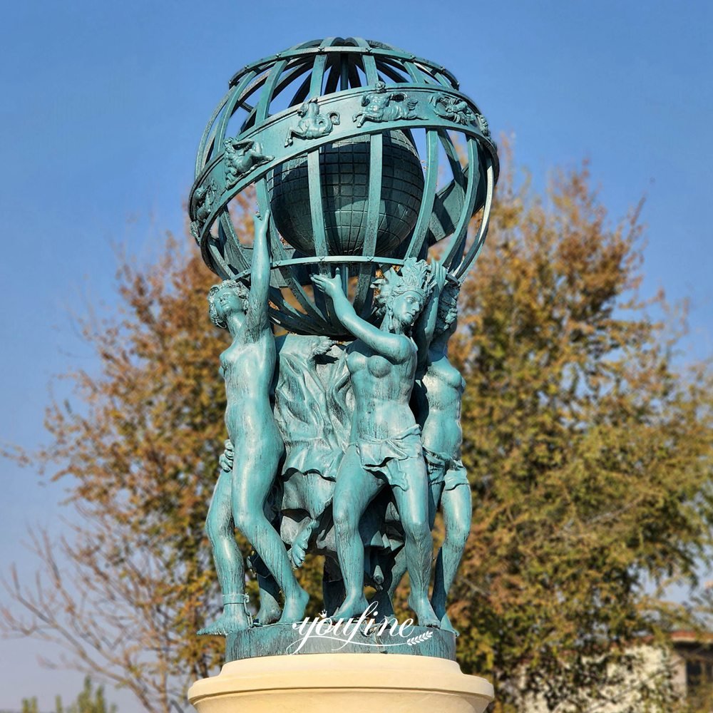 large bronze observatory horse fountain detail large bronze observatory horse fountain top detail