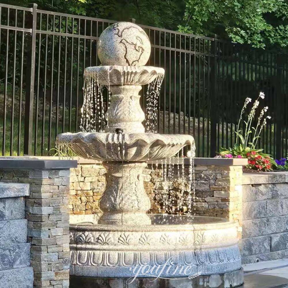 american marble sphere fountain feedback