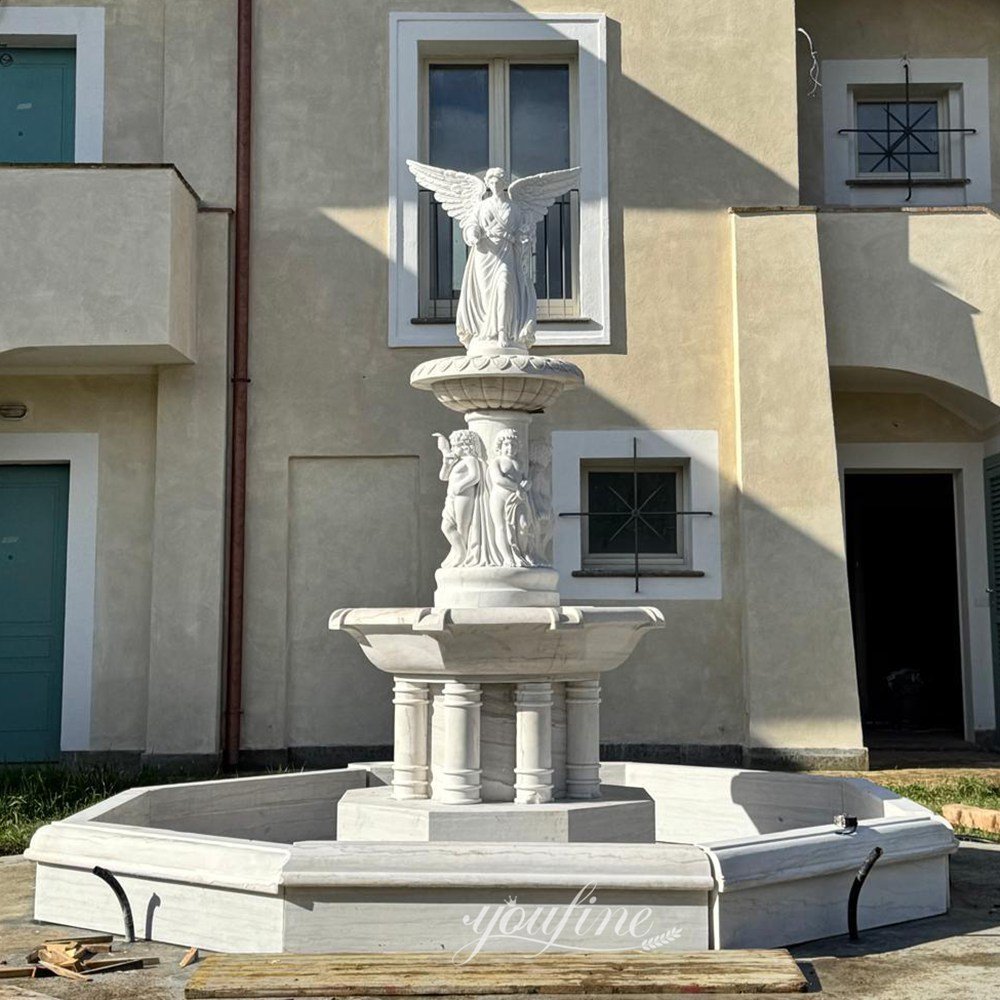 italian marble angel fountain feedback