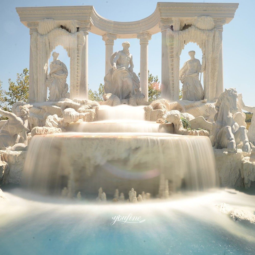 french castle marble trevi fountain feedback