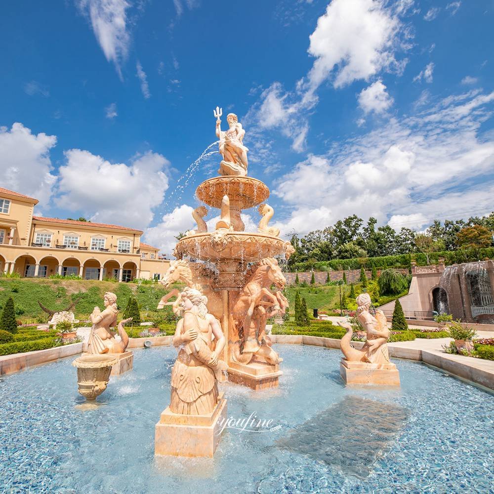 korean manor marble neptune fountain feedback