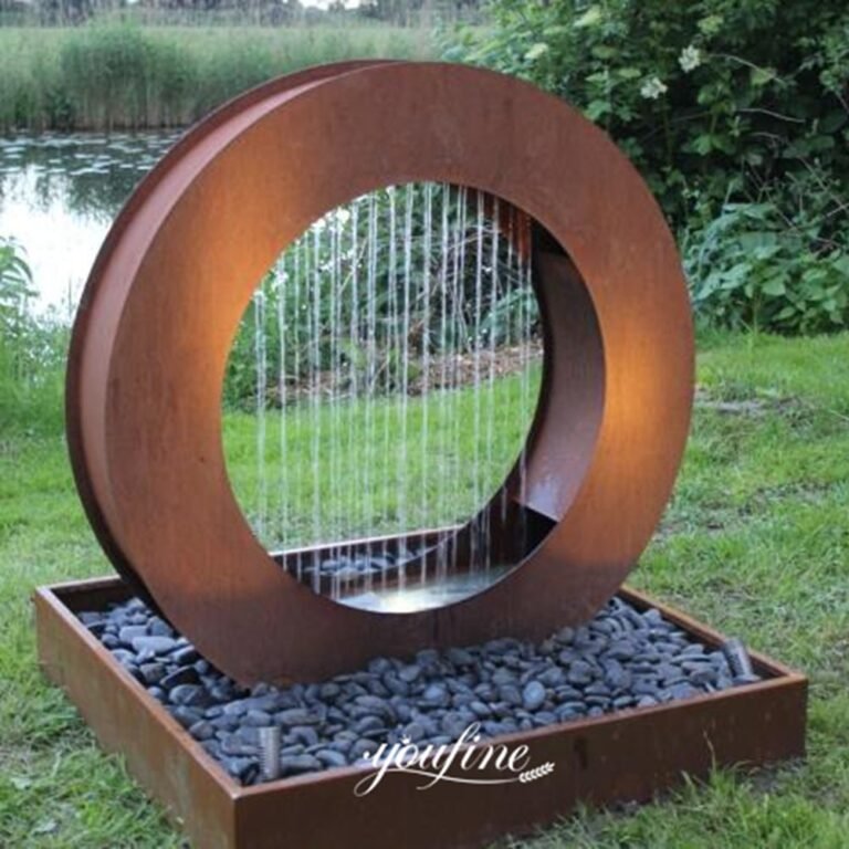 American Pondside outdoor fountain project