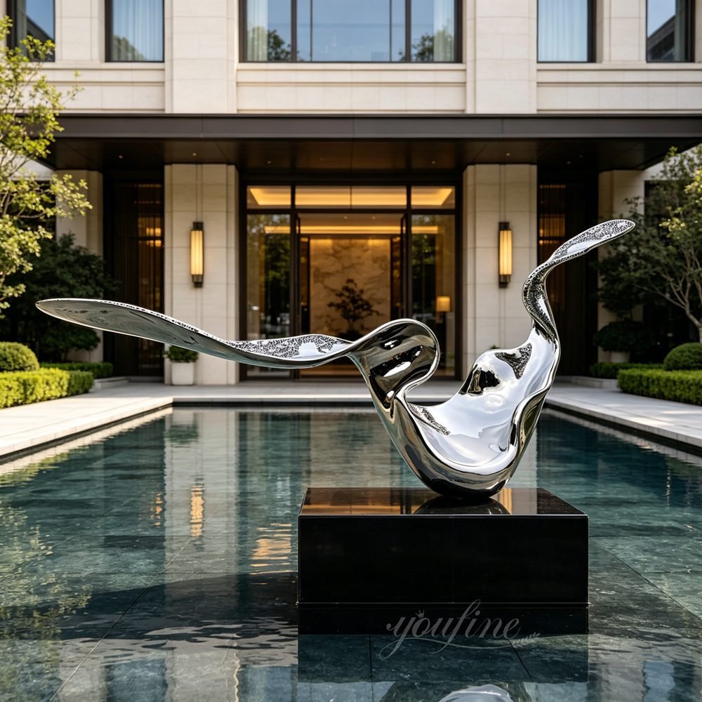large metal wave sculpture for hotel pool decor large metal wave sculpture for hotel pool decor